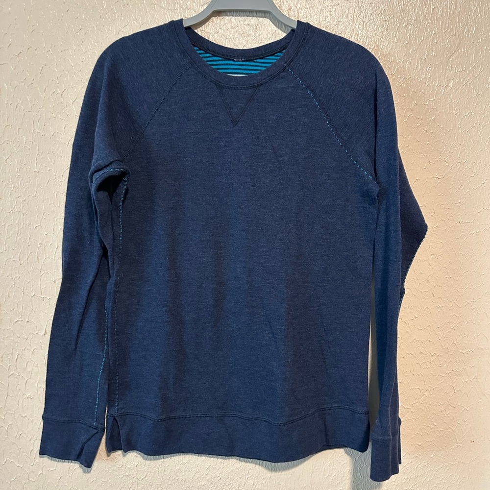 Lululemon Open Your Heart Long Sleeve II Inkwell Size 8